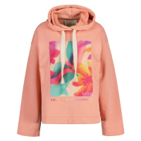 MIKINA GANT RELAXED FLORAL GRAPHIC HOODIE oranžová
