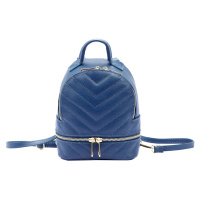 Dámský kožený batoh Luka 20-026 modrý