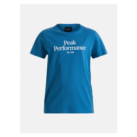 Tričko peak performance jr original tee modrá