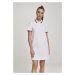 Šaty Urban Classics Ladies Polo Dress - white