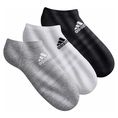 Blancheporte Kotníčkové ponožky, sada 3 párů šedá+bílá+černá