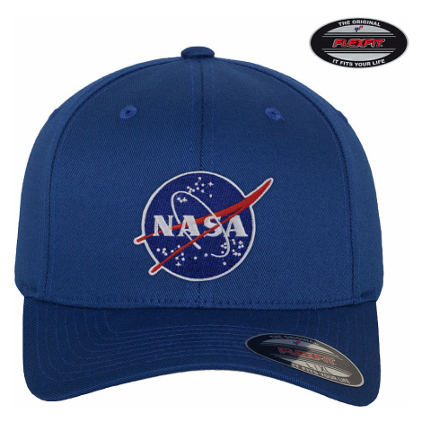 NASA kšiltovka, NASA Insignia Flexfit Blue, unisex HYBRIS