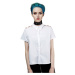 košile dámská DISTURBIA - Abstract Crop - White