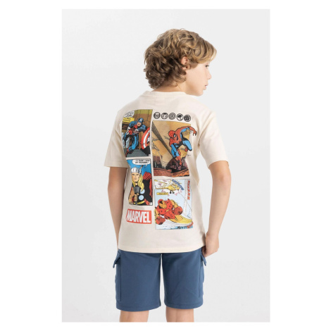 DEFACTO Boy's Marvel Comics Crew Neck Short Sleeve T-Shirt