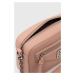Kožená kabelka Dkny růžová barva, R41EKB91