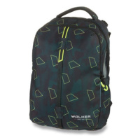 Školní batoh WALKER, Elite 2.0, Green Polygon