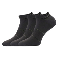 Voxx Rex 16 Pánské nízké ponožky - 3 páry BM000004113800100451 tmavě šedá