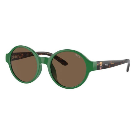 Dětské sluneční brýle Polo Ralph Lauren zelená barva, 0PP9508U
