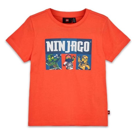 Dětské bavlněné tričko Lego oranžová barva, s potiskem Lego Wear