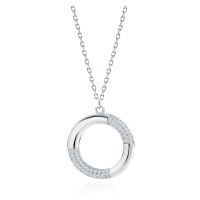 OLIVIE Stříbrný náhrdelník KRUH 7511