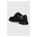 Kožené polobotky Vagabond Shoemakers JACLYN dámské, černá barva, na plochém podpatku, 5638.201.2