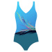 Dámské jednodílné plavky Naturana 73406 formující | modrá
