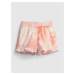 GAP Dětské kraťasy ruffle pull-on shorts Oranžová