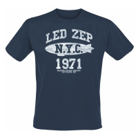 Led Zeppelin tričko, NYC 1971 Navy, pánské