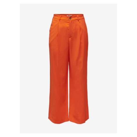 Oranžové dámské kalhoty ONLY Aris