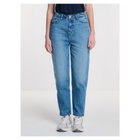 Big Star Woman's Mom Jeans Trousers Denim 190095 Medium Denim-363