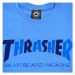 Thrasher T-shirt checkers Modrá