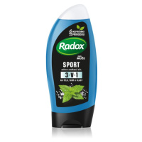 Radox Men Feel Sporty sprchový gel a šampon 2 v 1 Watermint & Sea Minerals 250 ml