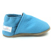 Kožené barefoot capáčky BaBice Baby blue BA-121