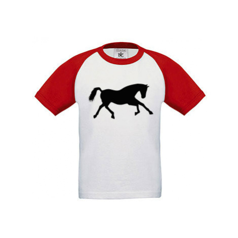 Dětské tričko baseball Běžící kůň