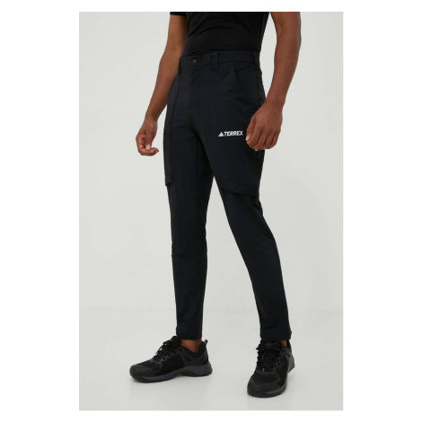Outdoorové kalhoty adidas TERREX Xperior černá barva