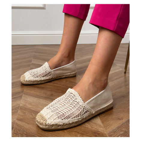 Hnědé dámské espadrilky
