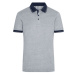 James&amp;Nicholson Pánská polokošile JN706 Grey Heather