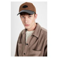 DEFACTO Men's Suede Baseball Basketball Cap