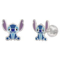 Disney Stříbrné peckové náušnice Stitch Lilo & Stitch ES00089SL.CS
