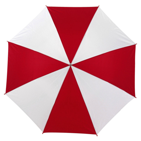 L-Merch Automatický deštník s dřevěnou rukojetí SC4141 Red