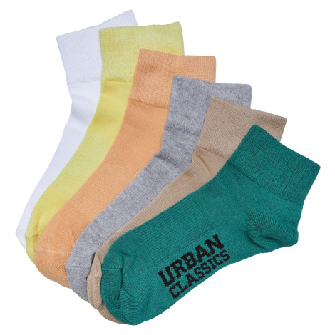 Vysoké Sneaker Socks 6-Pack sunsetcolor Urban Classics