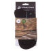 Alpine Pro Red Deer Unisex ponožky USCZ001 černá