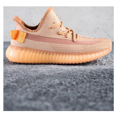 ORANŽOVÉ TEXTILNÍ SNEAKERSY NA PLATFORMĚ Oranžová