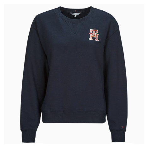 Tommy Hilfiger IMD MDRN REG SML SWEATSHIRT Tmavě modrá