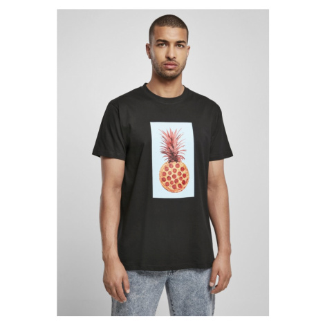 Tričko Mister Tee Pizza Pineapple Tee - black