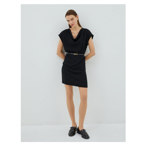 Koton Belted Mini šaty límec