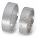 Snubní prsteny z bílého zlata 0126 + DÁREK ZDARMA