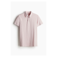 H & M - Tričko's límečkem Slim Fit - růžová