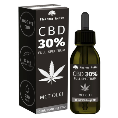 Pharma Activ CBD 30% Full Spectrum MCT olej 3000 mg 10 ml