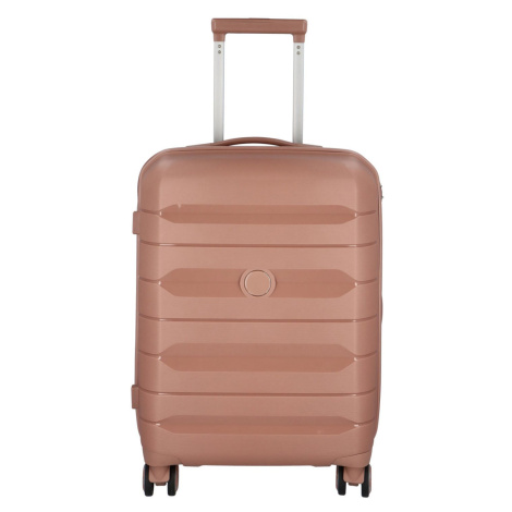 Cestovní plastový kufr Hesol velikost S, starorůžová Ormi
