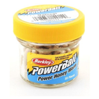 Berkley Gumová nástraha PowerBait Honey Worm Garlic 2.5cm, 55ks White