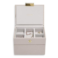 Stackers Mikro krabička na šperky Micro Jewellery Box Taupe šedobéžová