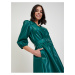 Zelené dámské koženkové šaty ORSAY