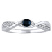 Silvego Stříbrný prsten s pravým přírodním safírem JJJR1100SAP 52 mm