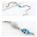 Sisi Jewelry Souprava náhrdelníku, náušnic a náramku Elegance Seablue SET2025-AHSET4156(2) Světl