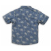 Košile chlapecká s krátkým rukávem, Minoti, KEYWEST 7, modrá - | 6-12m