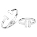 Troli Zvýhodněná ocelová sada šperků pro ženy (náramek, prsten vel. 54)