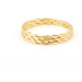 Dámský splétaný prsten ze žlutého zlata PR0580F + DÁREK ZDARMA