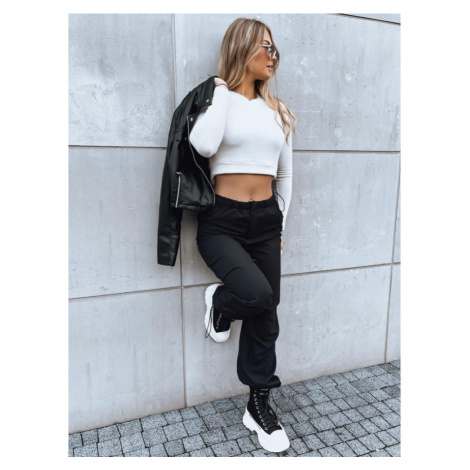 Černé dámské padákové kalhoty DStreet