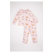 DEFACTO Baby Girl Dinosaur Patterned Long Sleeve Cotton Pajama Set